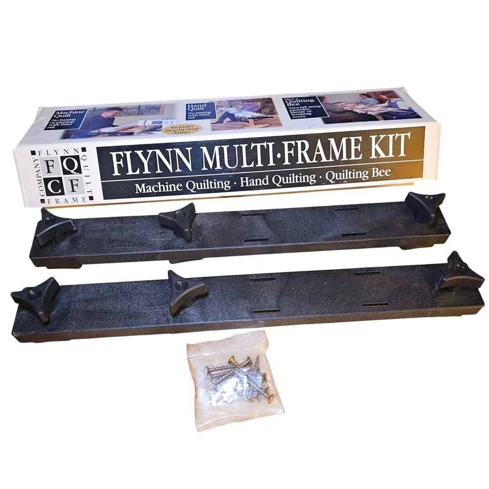 Flynn Quilt Company Multi-Frame Kit Machine Hand Quilting No-Baste System 2002